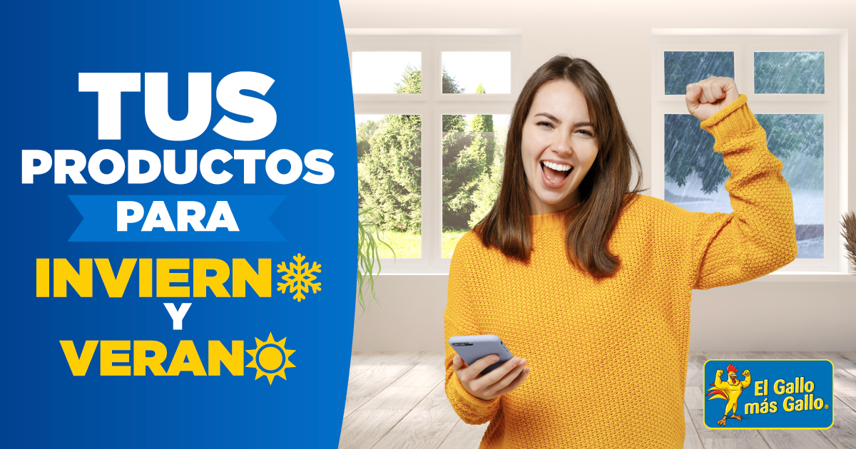 ¡3 productos que te sirven en invierano! 