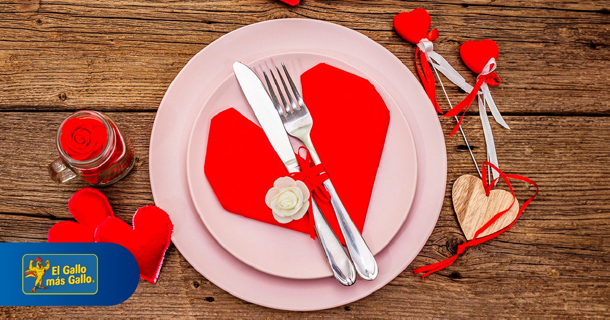 Recetas románticas para el día del amor y la amistad