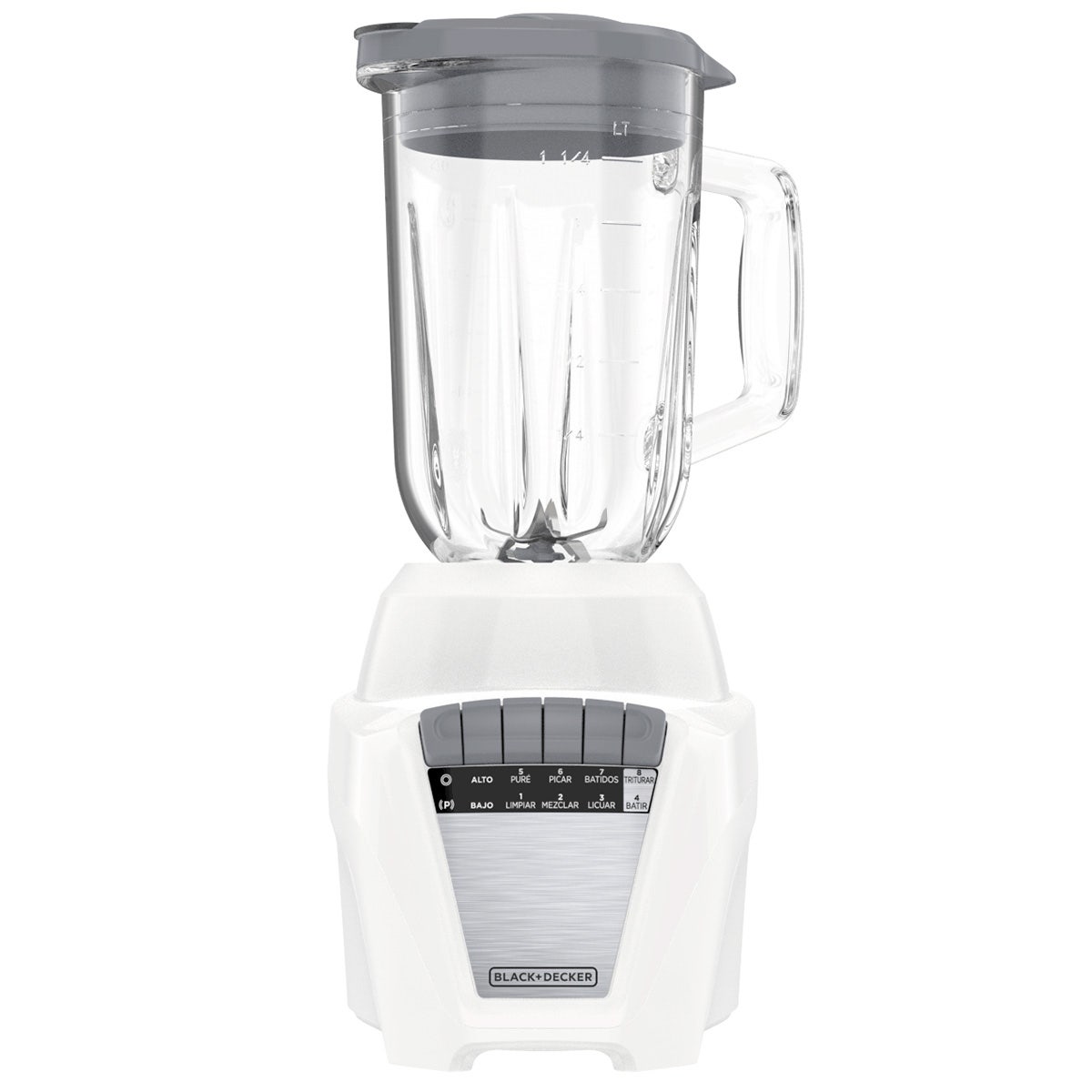 Licuadora de Vidrio Black & Decker BL08761WDLA 8 Velocidades